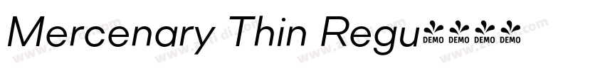 Mercenary Thin Regu字体转换 Mercenary Thin Regu字体转换